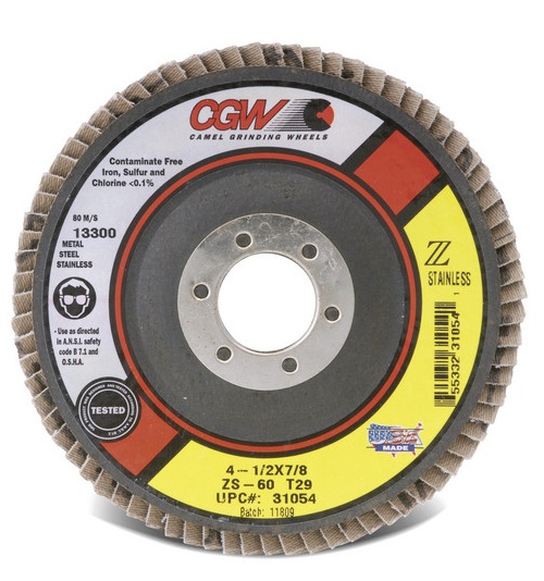 Picture of CGW "Camel" Abrasive 41/2X7/8 T27 Zs-40 Disc Flap